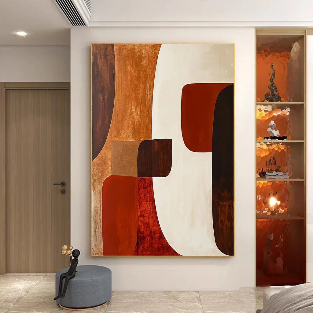 Abstract Geometric Canvas Print | Minimalist Wall Art | FBA Vibes