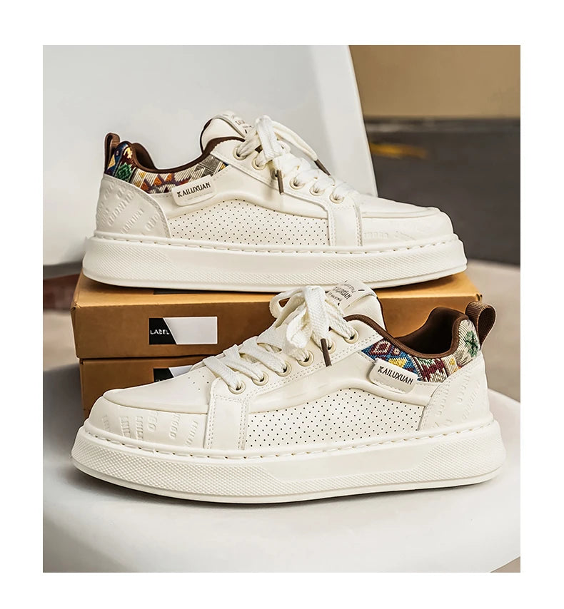 FBA Men's Breathable Thick Bottom Anti-Slip Sneakers | Lightweight Casual Shoes