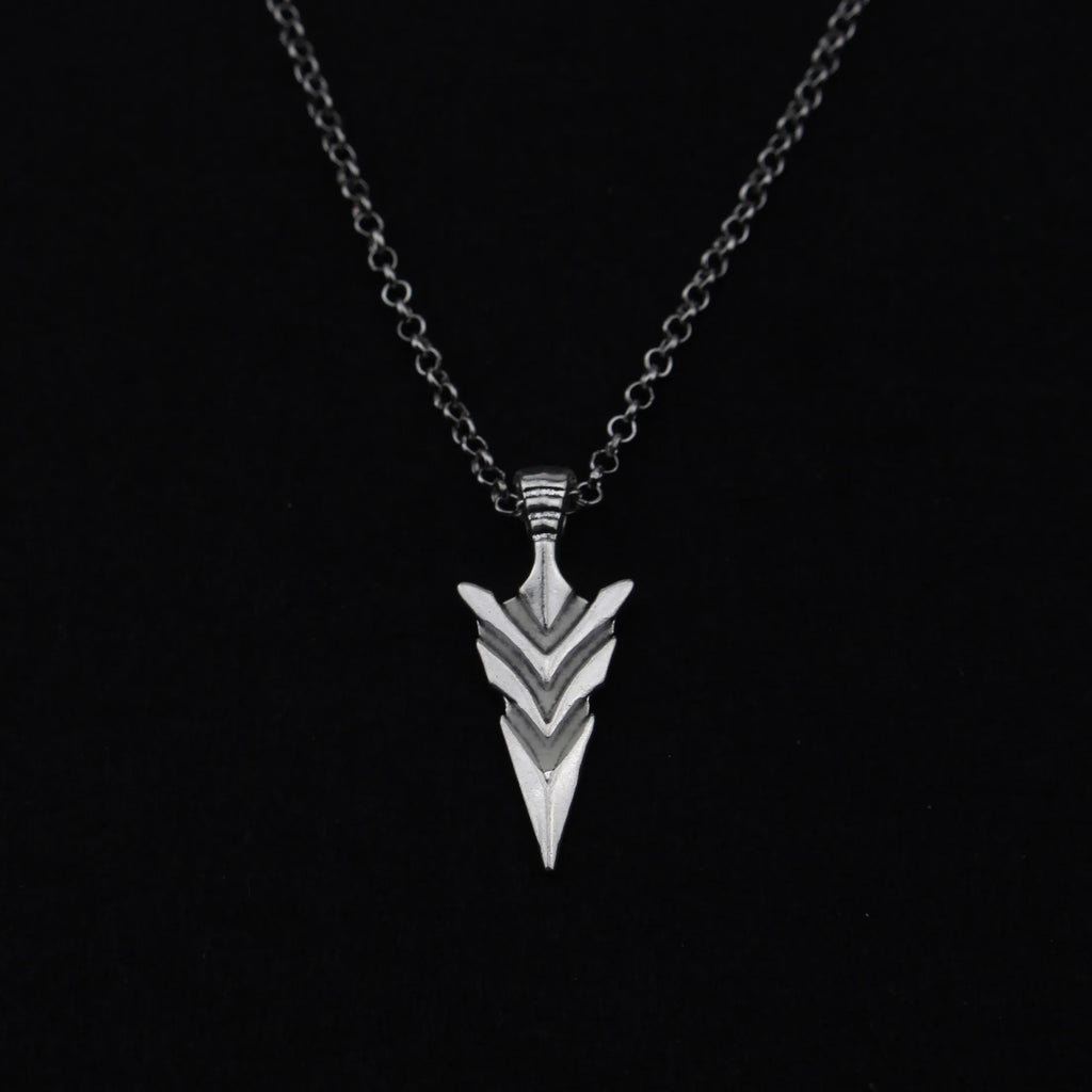 FBA Luminous Glowing Arrow Pendant Necklace | Hip Hop Knight Spear Jewelry