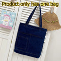 Casual Denim Tote Bag for Women – Large Capacity Shoulder Handbag for Travel & Daily Use