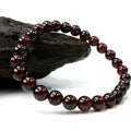 FBA Natural Garnet Beaded Charm Bracelet | Men's & Women's Jewelry