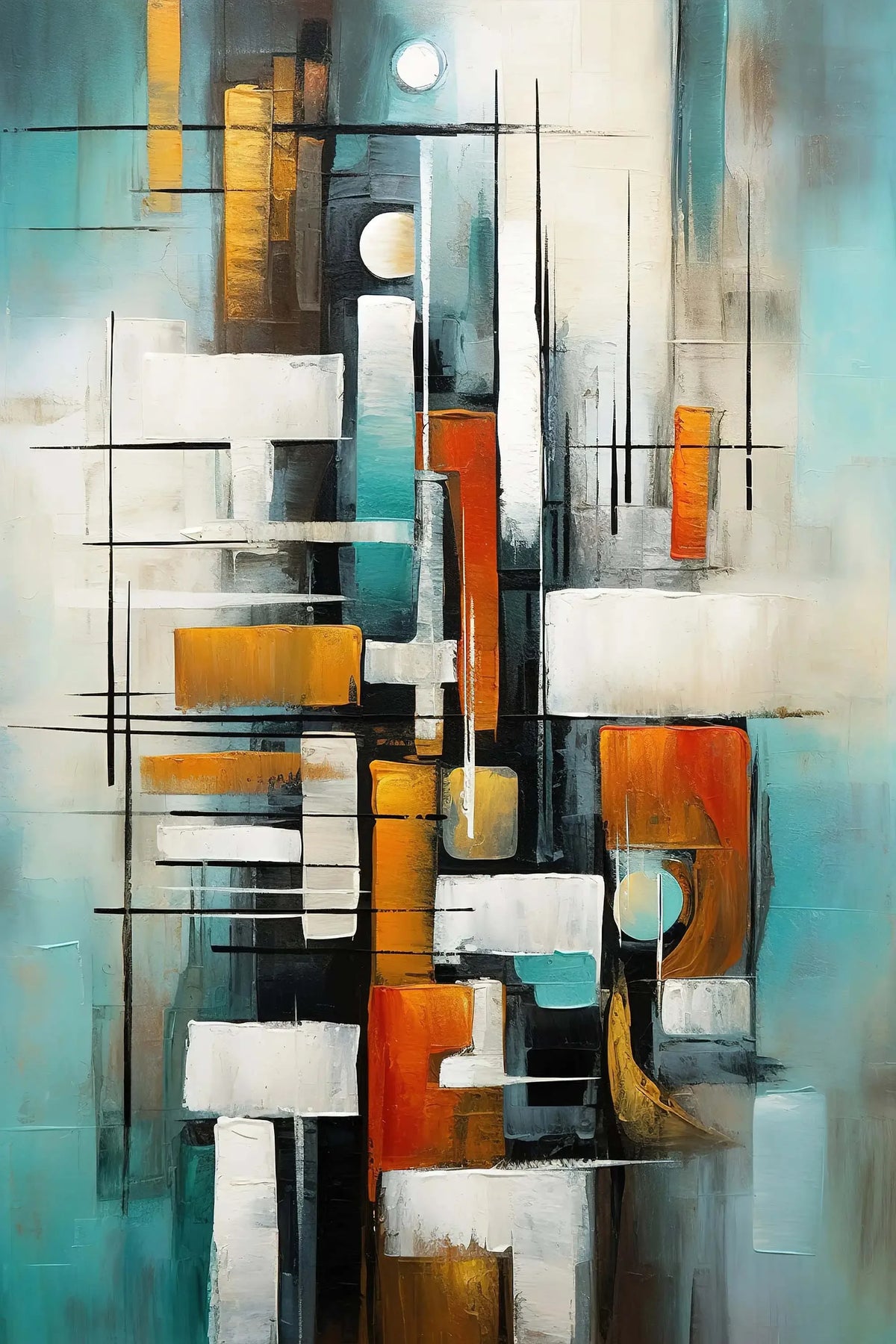 Abstract Paint by Numbers Kit | DIY Oil Painting on Canvas | FBA Vibes