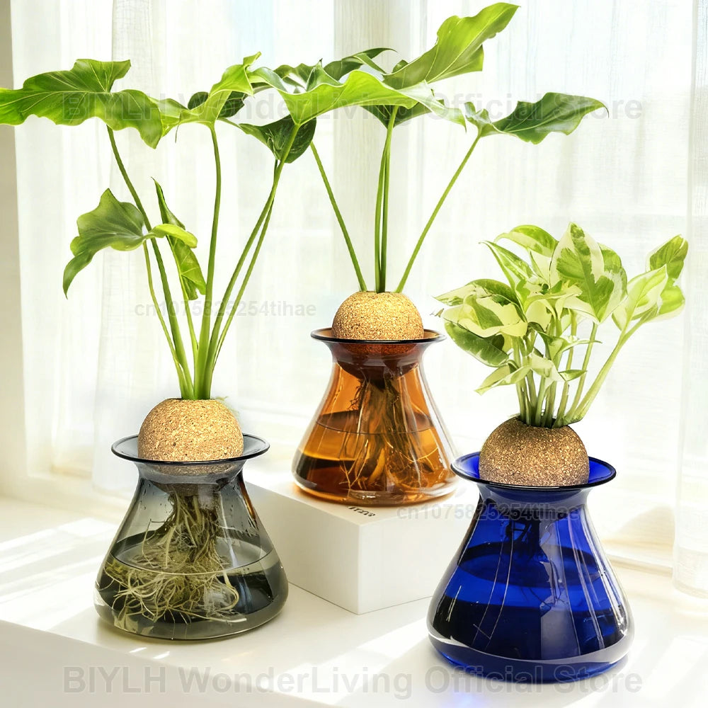 Saturn Glass Vase | Nordic Hydroponic Flower Vase for Home Decor