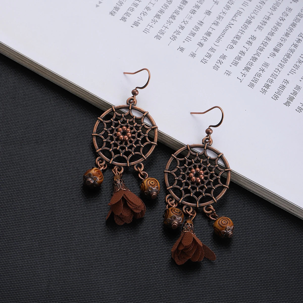 FBA Dream Catcher Feather Boho Leather Necklace | Women's Jewelry Gift
