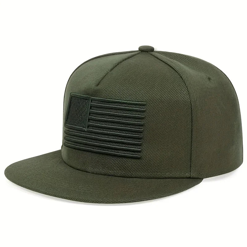 FBA USA Flag Camo Snapback Baseball Cap | Men's Trucker Hat
