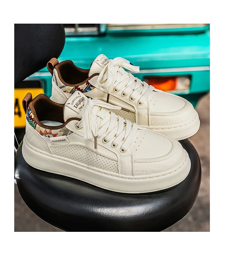 FBA Men's Breathable Thick Bottom Anti-Slip Sneakers | Lightweight Casual Shoes