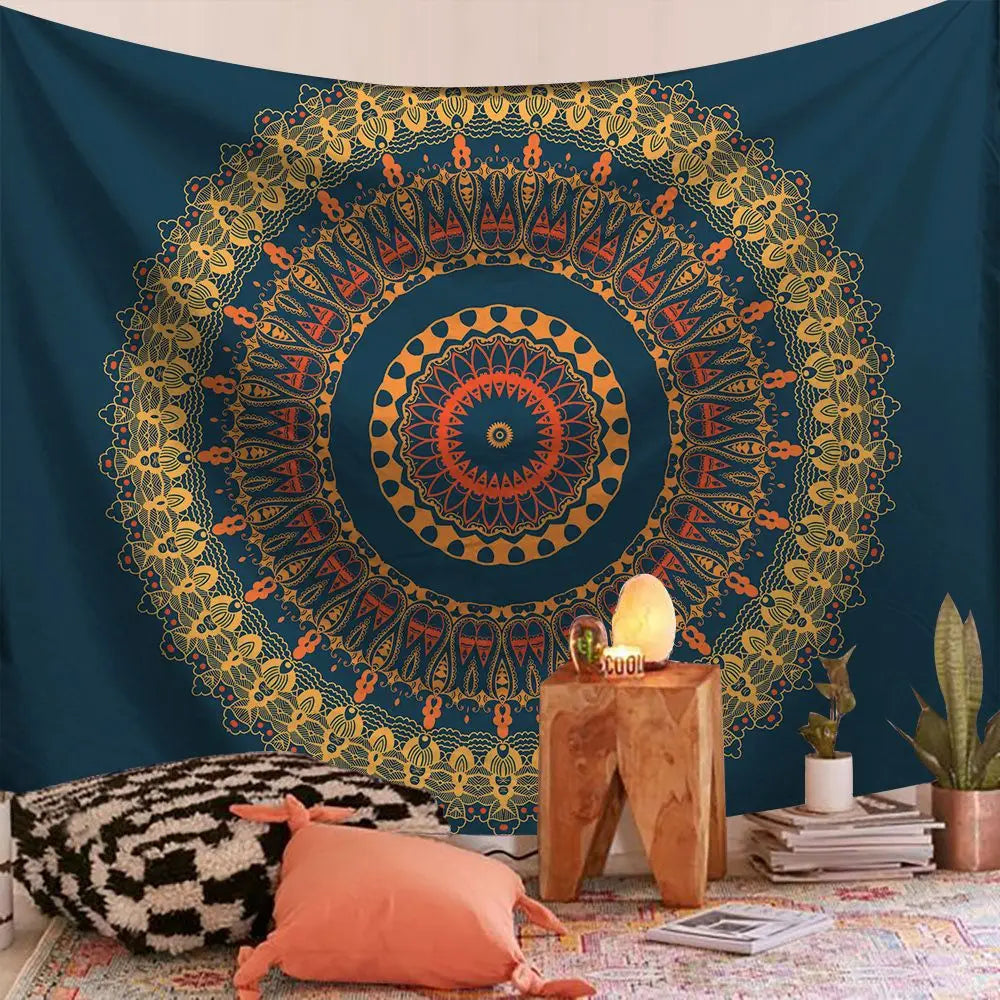 Indian Mandala Print Tapestry Blanket – 24 Designs | FBA Vibes