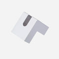 Modern Right-Angle Tissue Box | Minimalist Desktop Napkin Holder for Home, Kitchen & Office