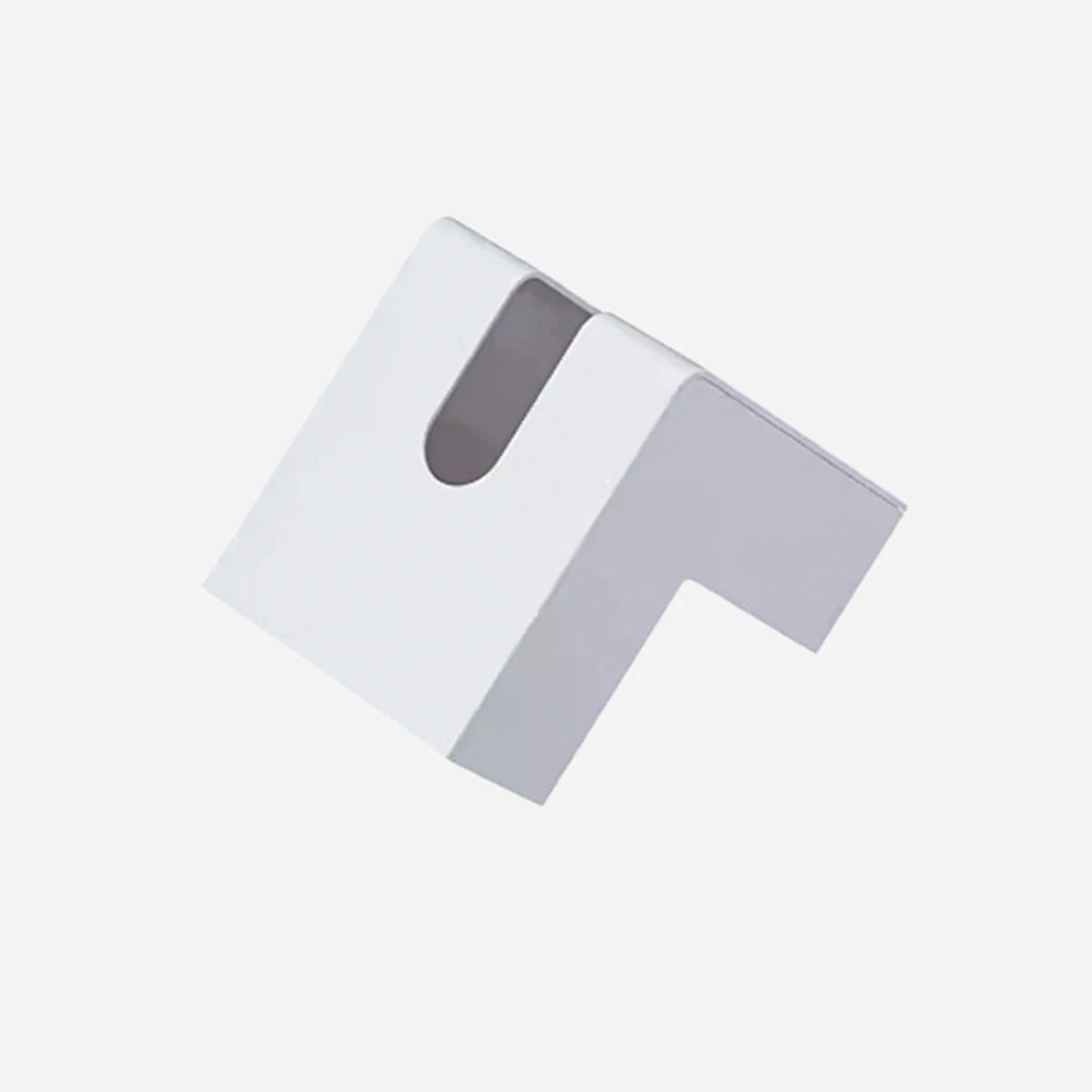 Modern Right-Angle Tissue Box | Minimalist Desktop Napkin Holder for Home, Kitchen & Office