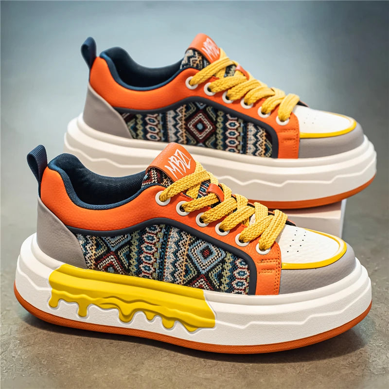 FBA Men's Casual Canvas Anti-Slip Sneakers | Lightweight Breathable Sports Shoes