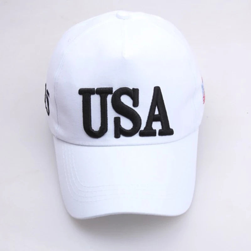 FBA USA Flag Embroidered Baseball Cap | Unisex Outdoor Sports Hat