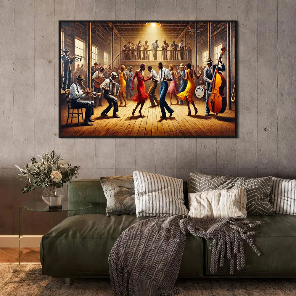 Ernie Barnes & African American Art Canvas Print | FBA Vibes