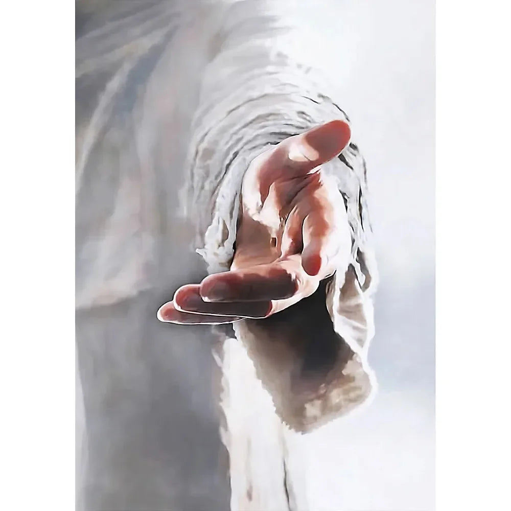 Jesus The Hand of God Canvas Print | Christian Wall Art | FBA Vibes