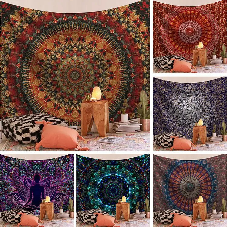Indian Mandala Print Tapestry Blanket – 24 Designs | FBA Vibes