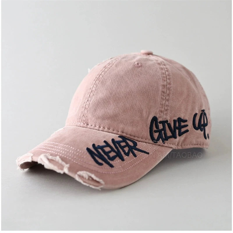 Vintage Letter Embroidered Baseball Cap | FBA Vibes