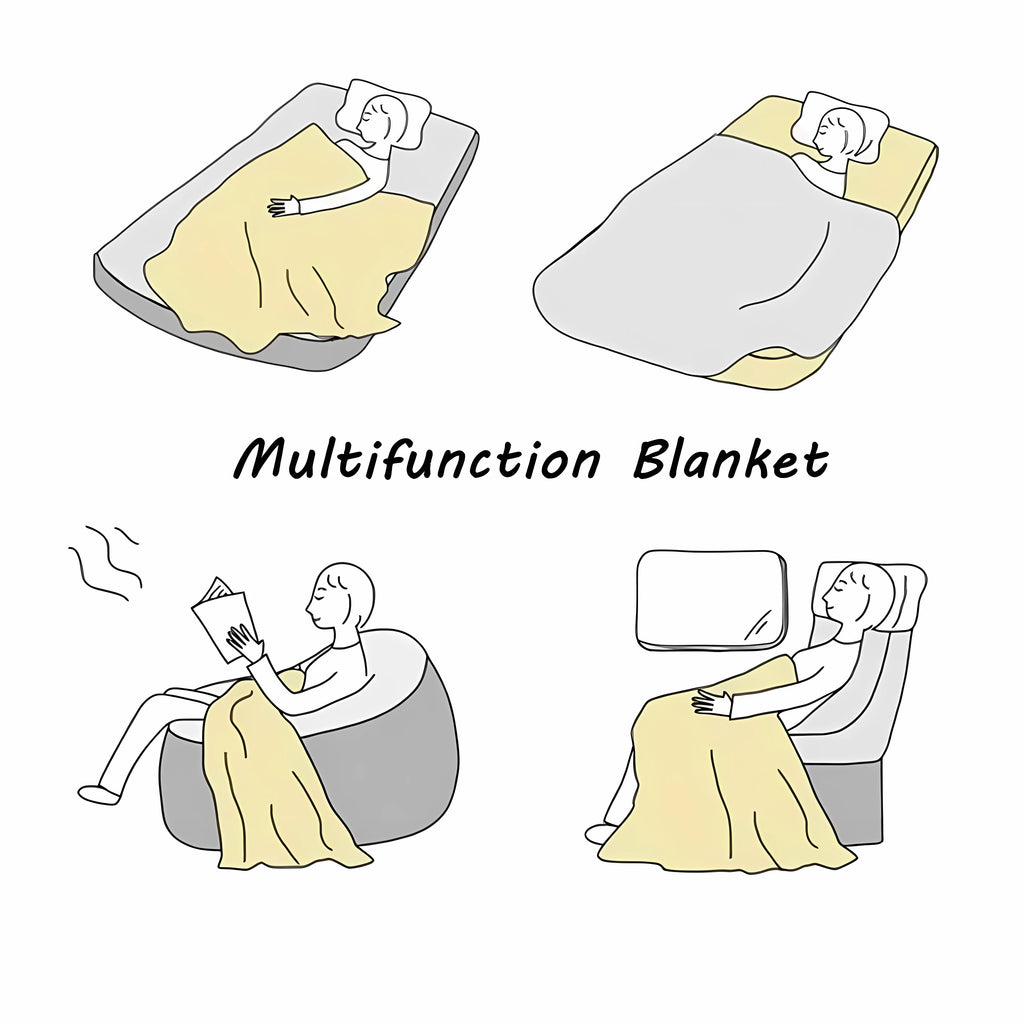 British Style Printed Throw Blanket – 3 Colors | FBA Vibes