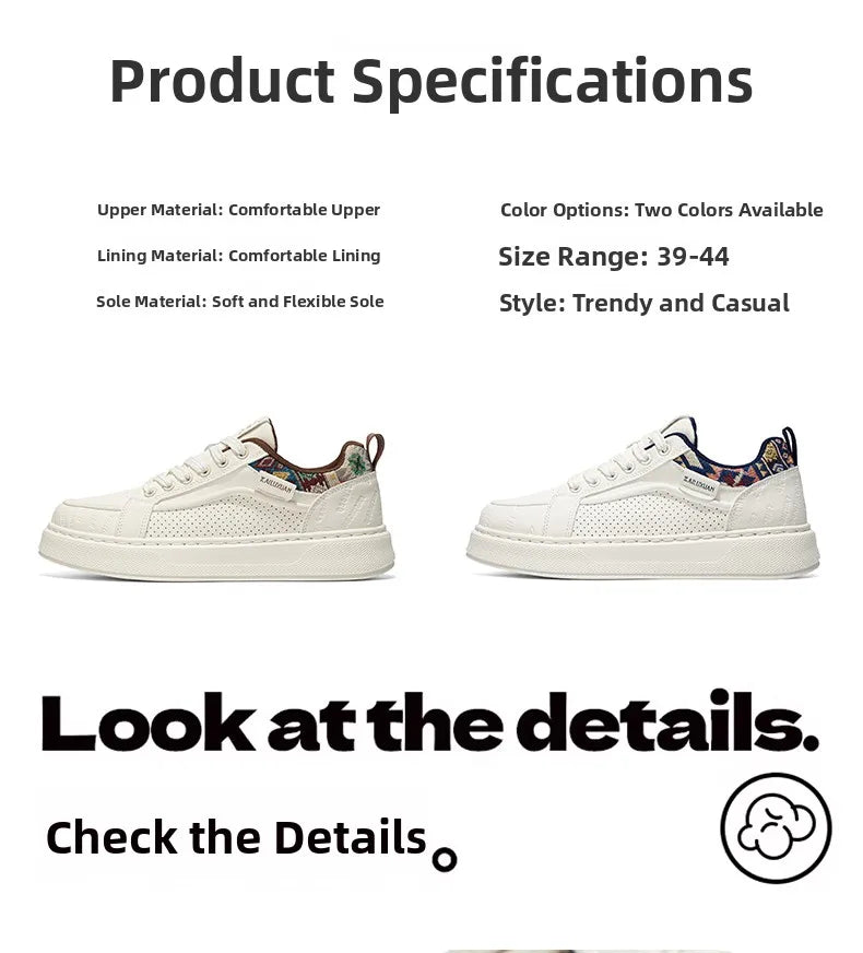FBA Men's Breathable Thick Bottom Anti-Slip Sneakers | Lightweight Casual Shoes