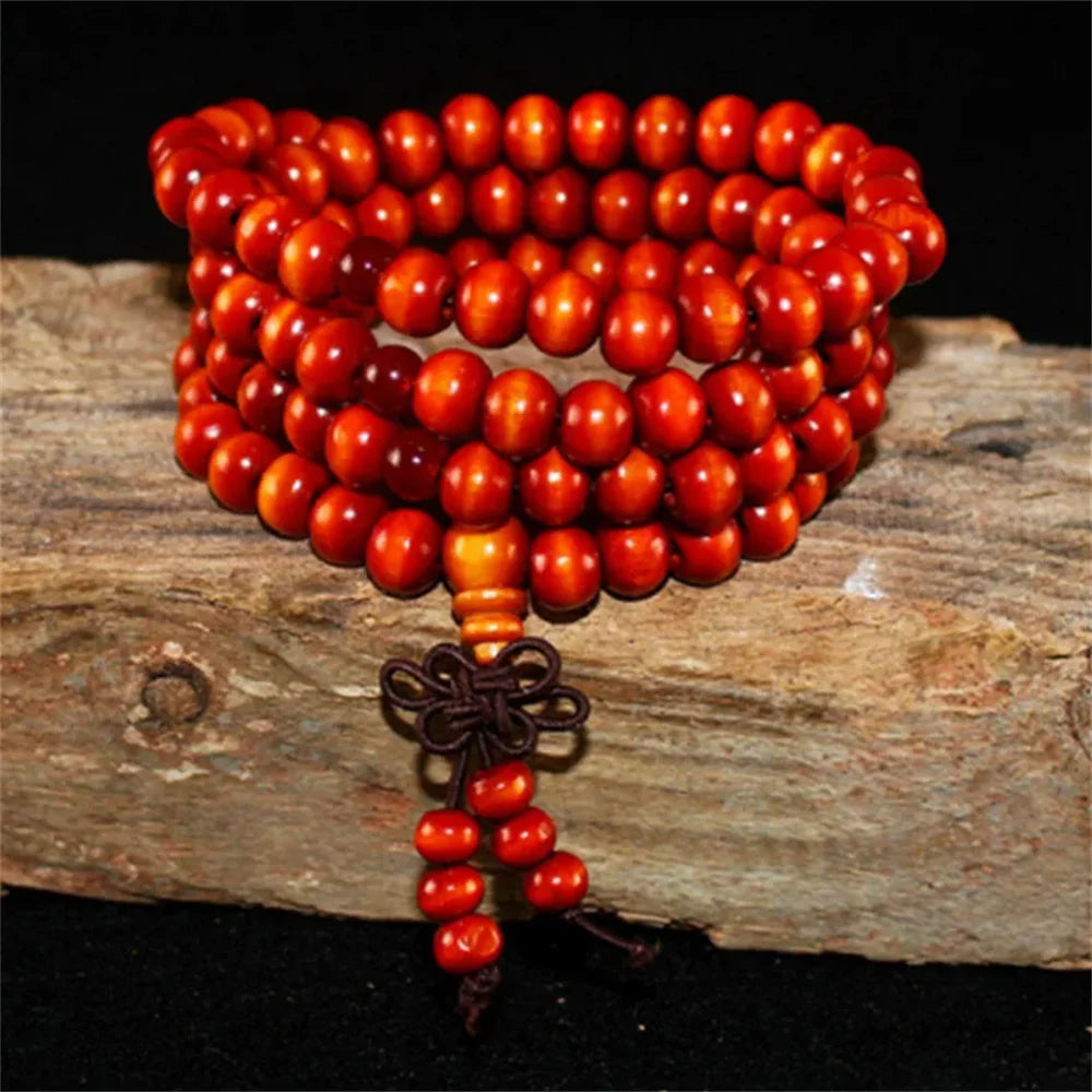 FBA Sandalwood 108 Beads Prayer Bracelet | Buddhist Meditation Jewelry