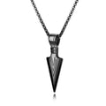 FBA Vintage Spearhead Arrow Pendant Necklace | Hip Hop Punk Jewelry