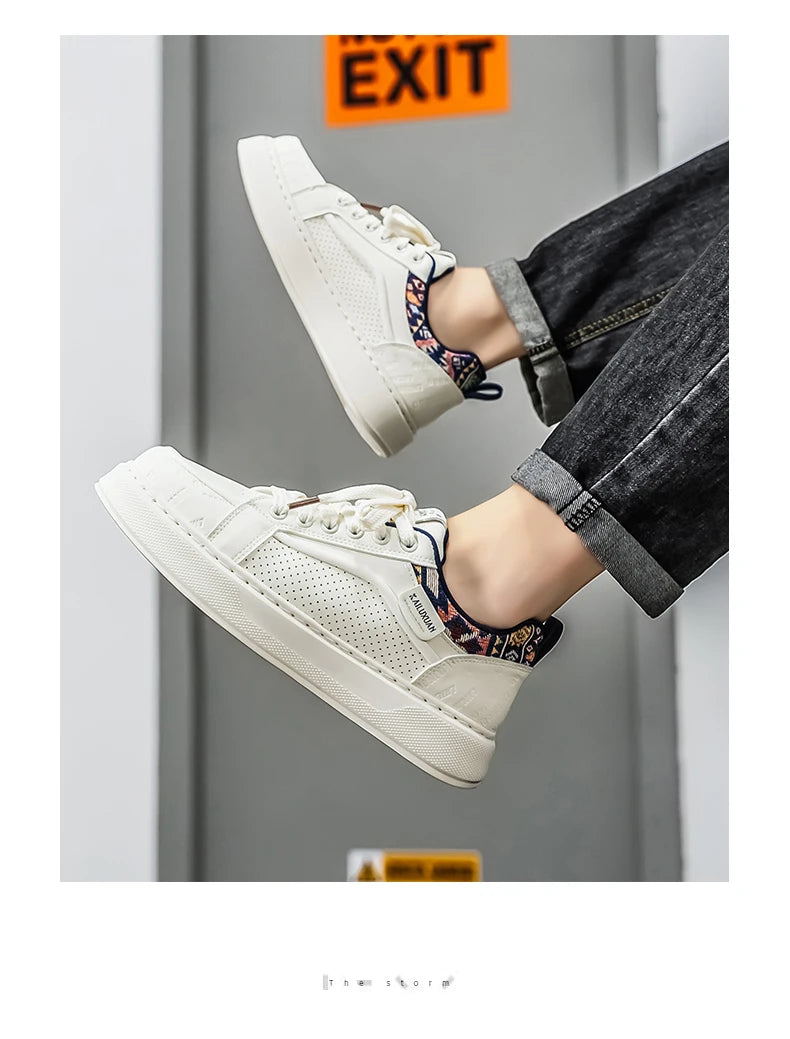 FBA Men's Breathable Thick Bottom Anti-Slip Sneakers | Lightweight Casual Shoes