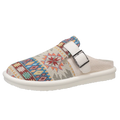FBA Men's Canvas Half Slipper Party Sandals | Anti-Slip Casual Shoes