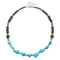 FBA Men's Turquoise Hip Hop Choker Necklace | Surf Punk Jewelry