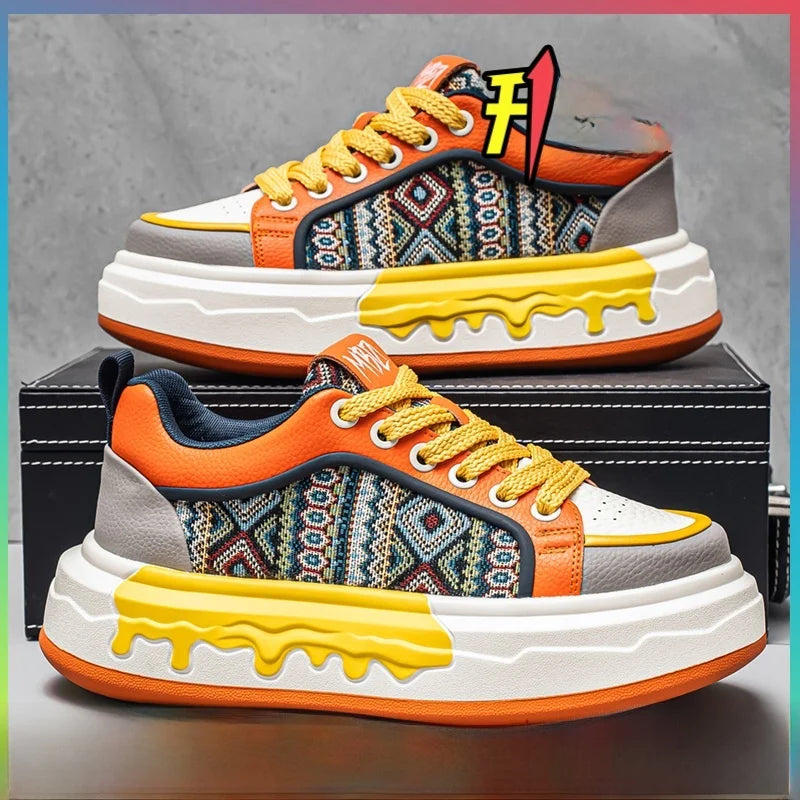 FBA Men's Casual Canvas Anti-Slip Sneakers | Lightweight Breathable Sports Shoes