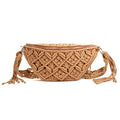 Bohemian Crochet Knitted Beach Tote & Crossbody Bag – Ethnic Style Woven Shoulder Bag for Women