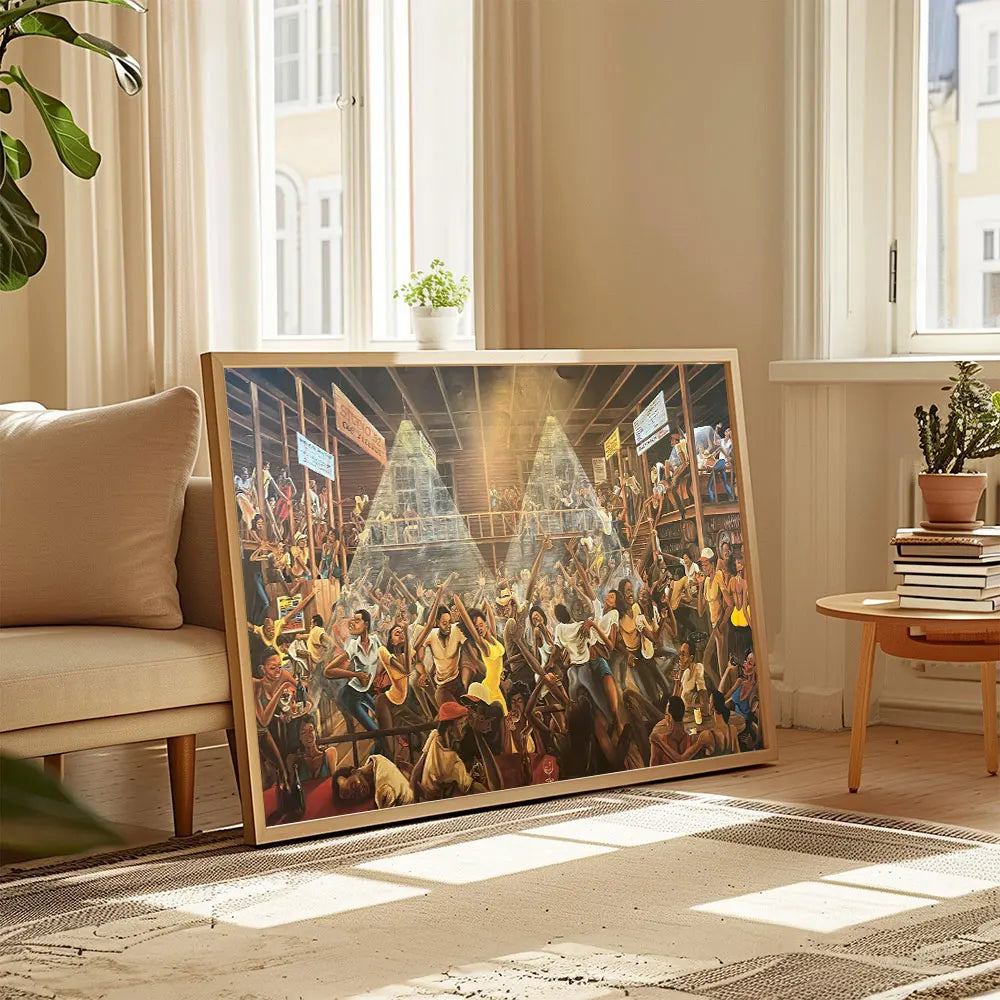 Ernie Barnes & African American Art Canvas Print | FBA Vibes
