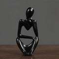 Nordic Abstract Thinking Figure Resin Ornament | Modern Home Decor Sculpture
