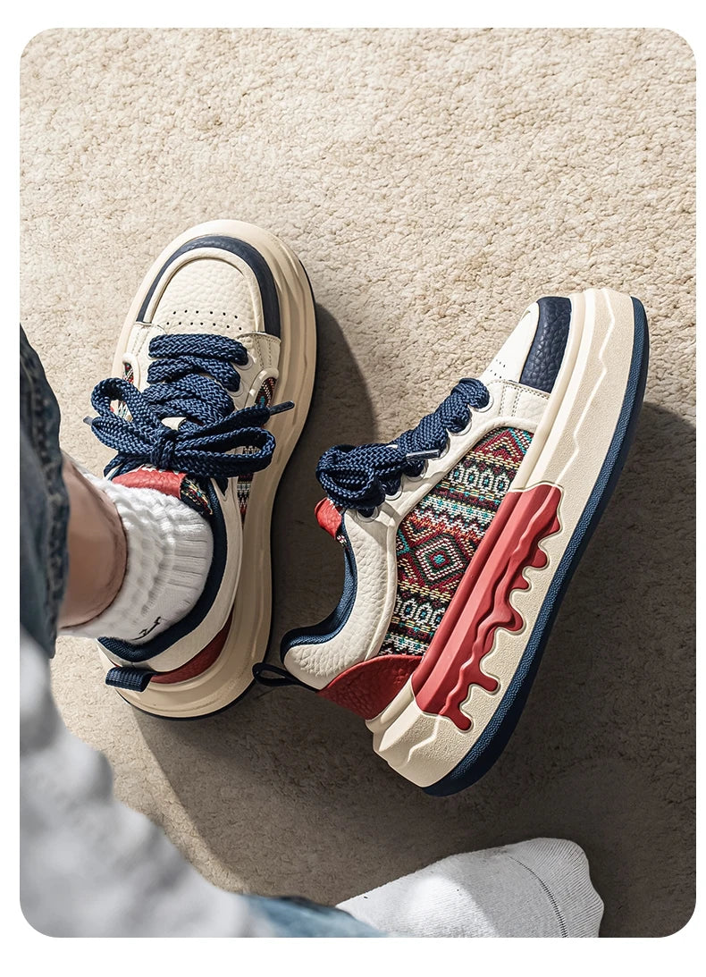 FBA Men's Casual Canvas Anti-Slip Sneakers | Lightweight Breathable Sports Shoes