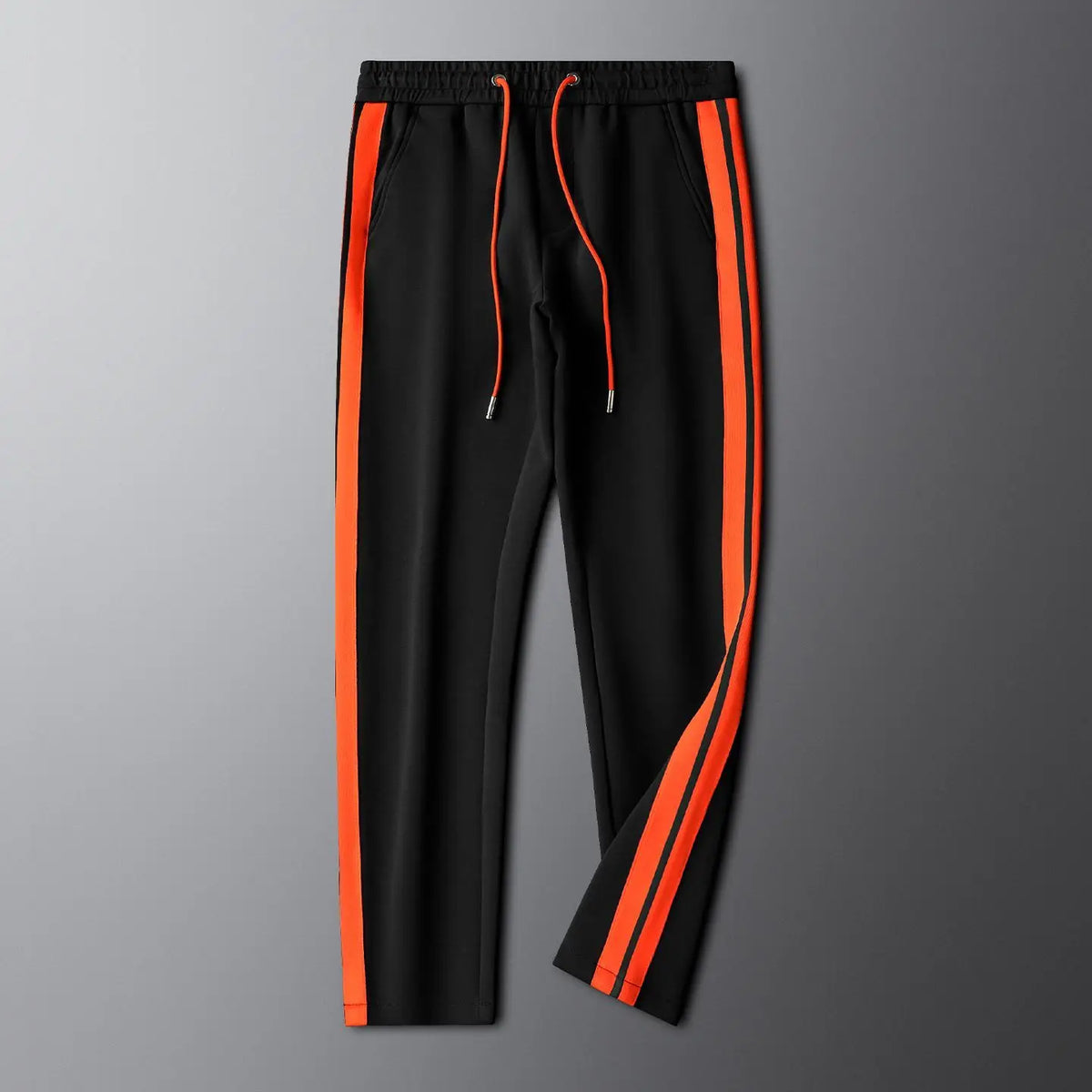 Men's 2-Piece Embroidered Tracksuit Set – Slim Fit Stand Collar Zip Jacket & Trousers | FBA Vibes