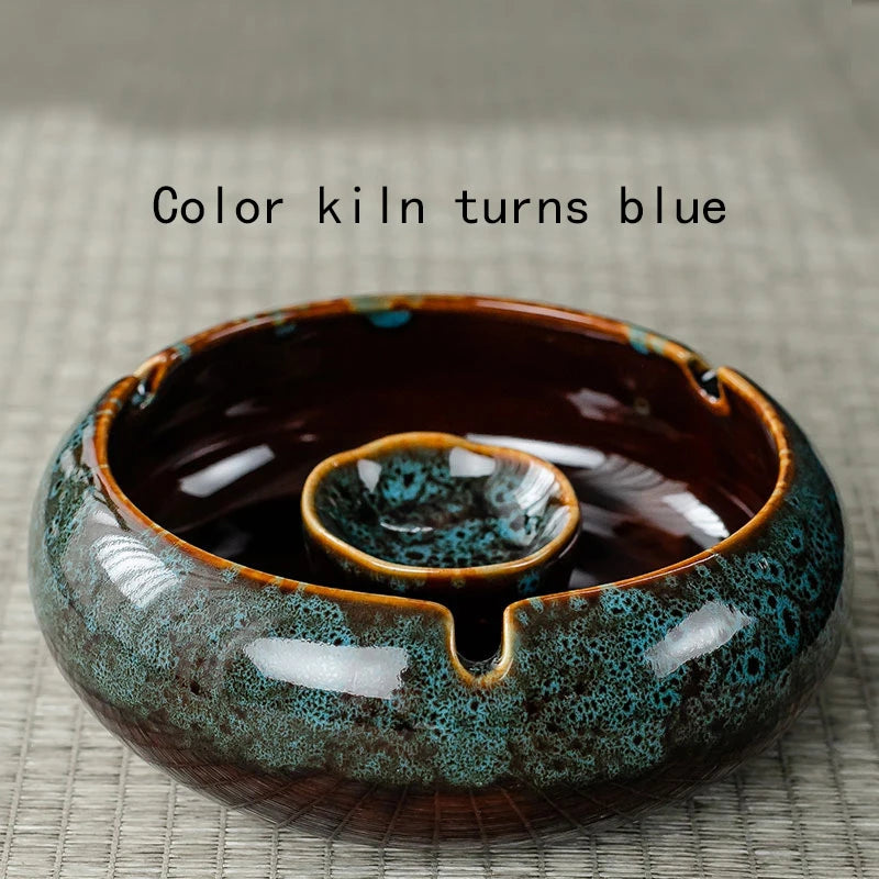 Large Ceramic Ashtray | Nordic-Inspired Creative Design for Home & Living Room