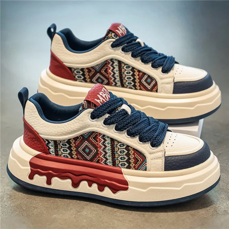 FBA Men's Casual Canvas Anti-Slip Sneakers | Lightweight Breathable Sports Shoes