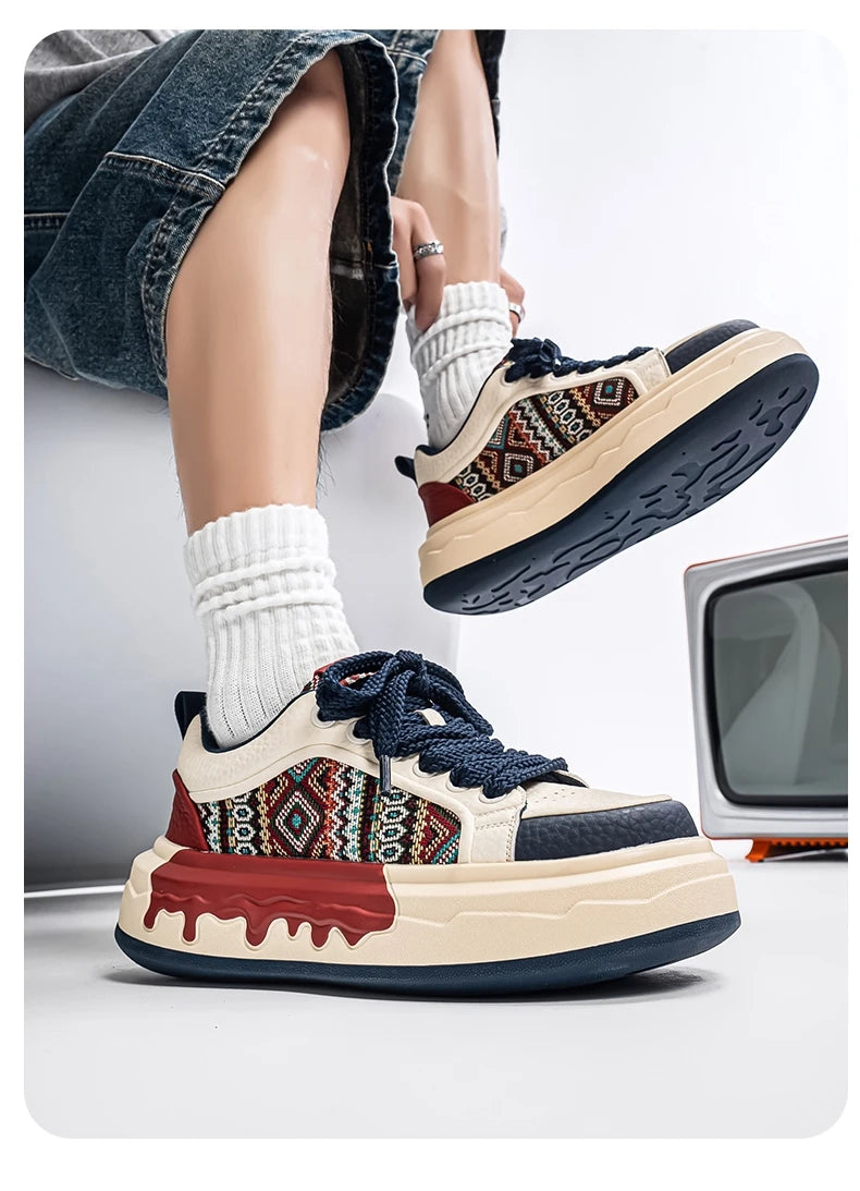 FBA Men's Casual Canvas Anti-Slip Sneakers | Lightweight Breathable Sports Shoes