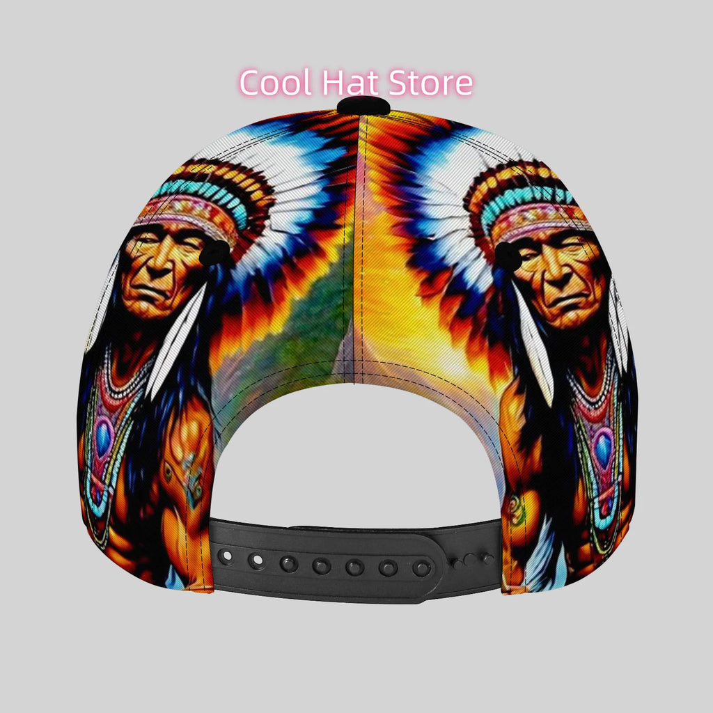 Tribal Indigenous Drum Snapback Cap | FBA Vibes