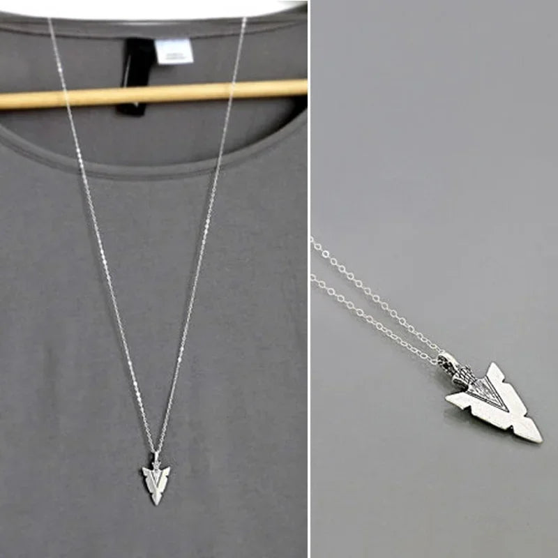 FBA Women's Arrowhead Pendant Necklace | Antique Layering Jewelry