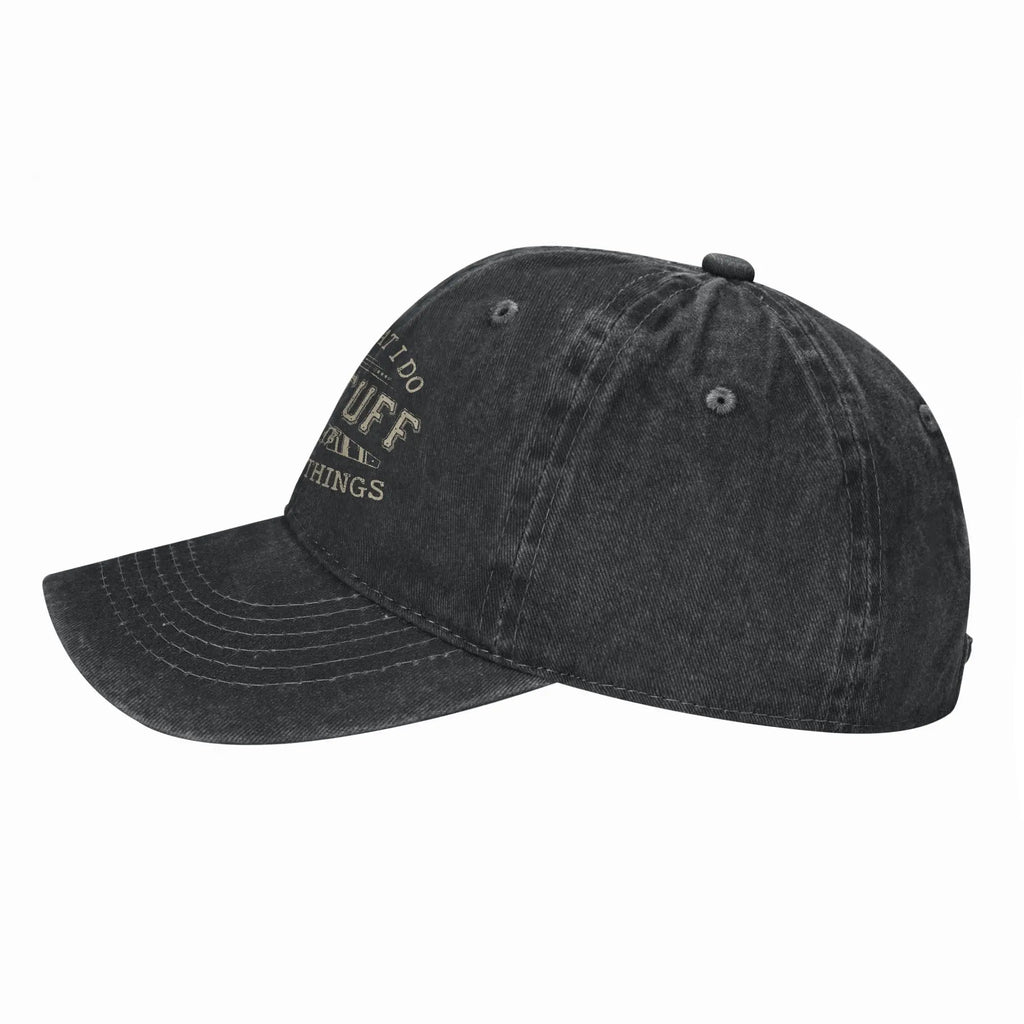 I Fix Stuff & I Know Things Funny Dad Cap | FBA Vibes
