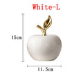 European Style Ceramic Fruit Ornament | Cute Desk Sculpture for Home & Office Decor