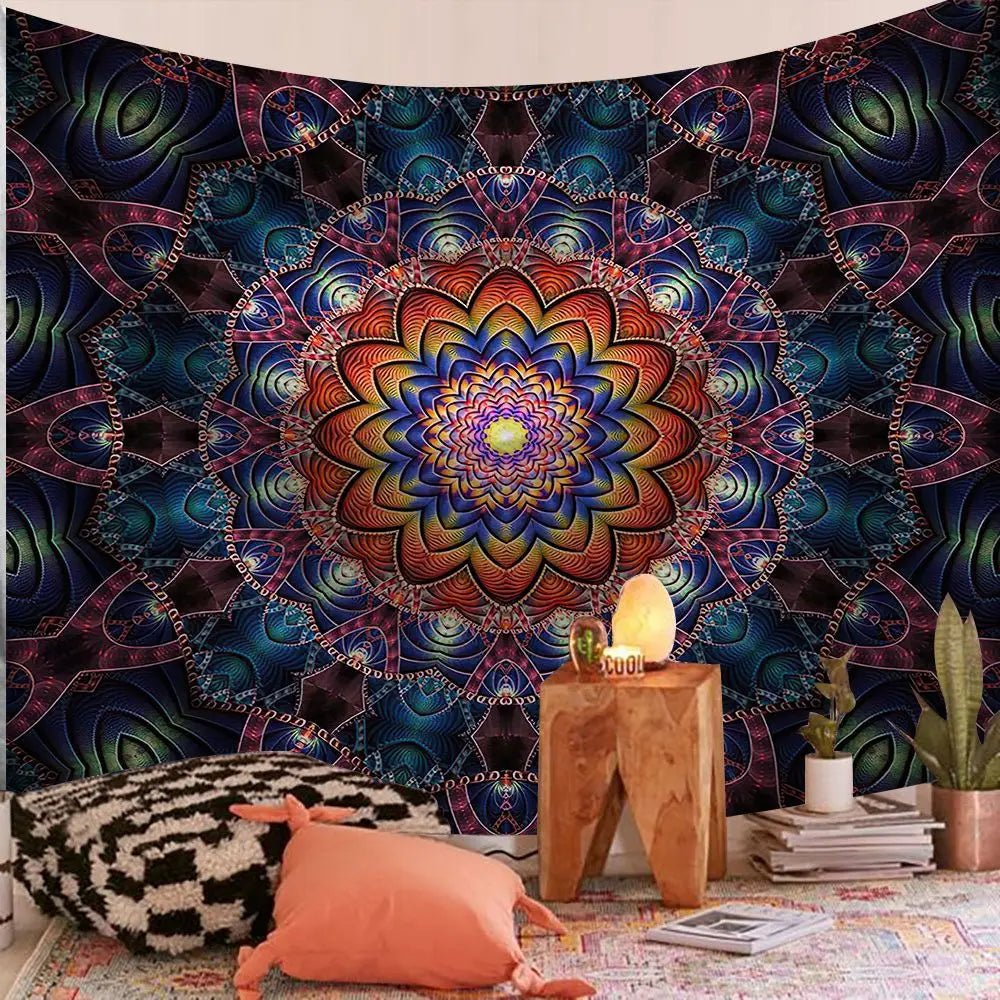 Indian Mandala Print Tapestry Blanket – 24 Designs | FBA Vibes