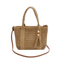 Straw Woven Summer Tote Bag for Women – Large Capacity Casual Vacation Shoulder Bag