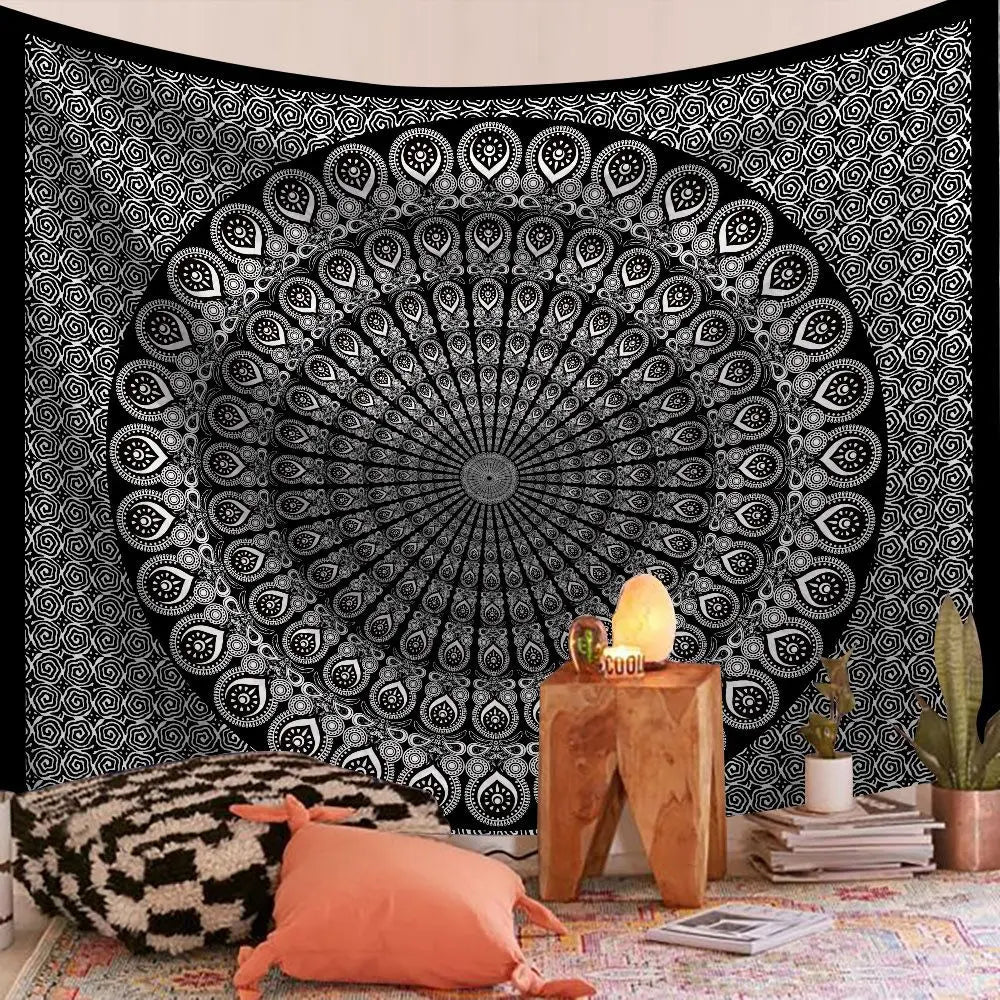 Indian Mandala Print Tapestry Blanket – 24 Designs | FBA Vibes