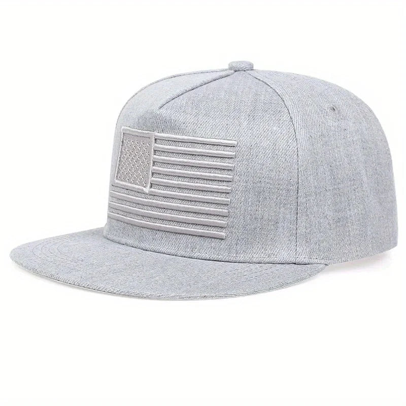 FBA USA Flag Camo Snapback Baseball Cap | Men's Trucker Hat