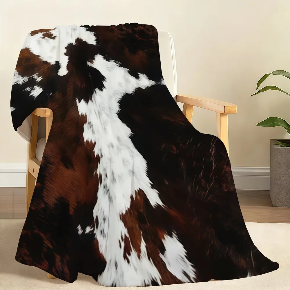 Printed Plush Throw Blanket – 4 Colors | FBA Vibes