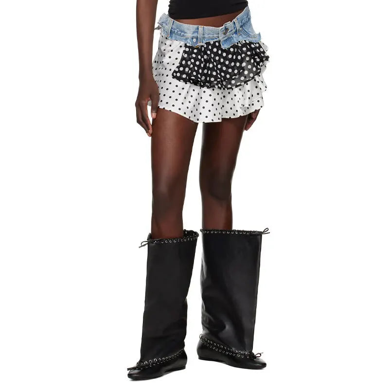 Women's Rhinestone Butterfly Pointed Toe Slip-On Mid-Calf Boot | FBA Vibes