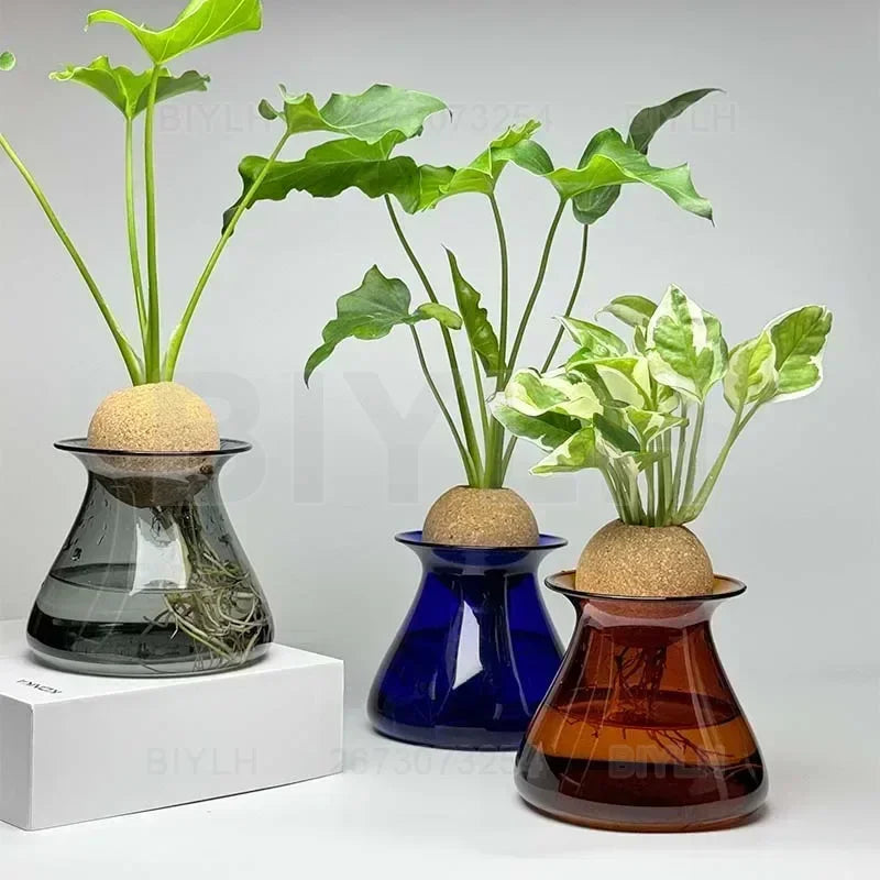 Saturn Glass Vase | Nordic Hydroponic Flower Vase for Home Decor