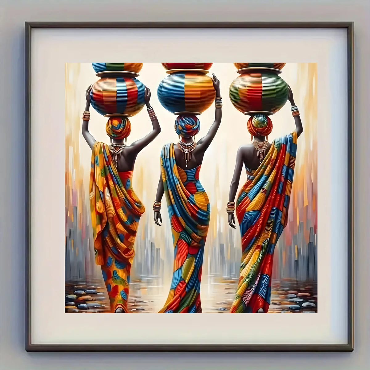 African Women Diamond Painting Kit | Full Drill DIY Art | FBA Vibes