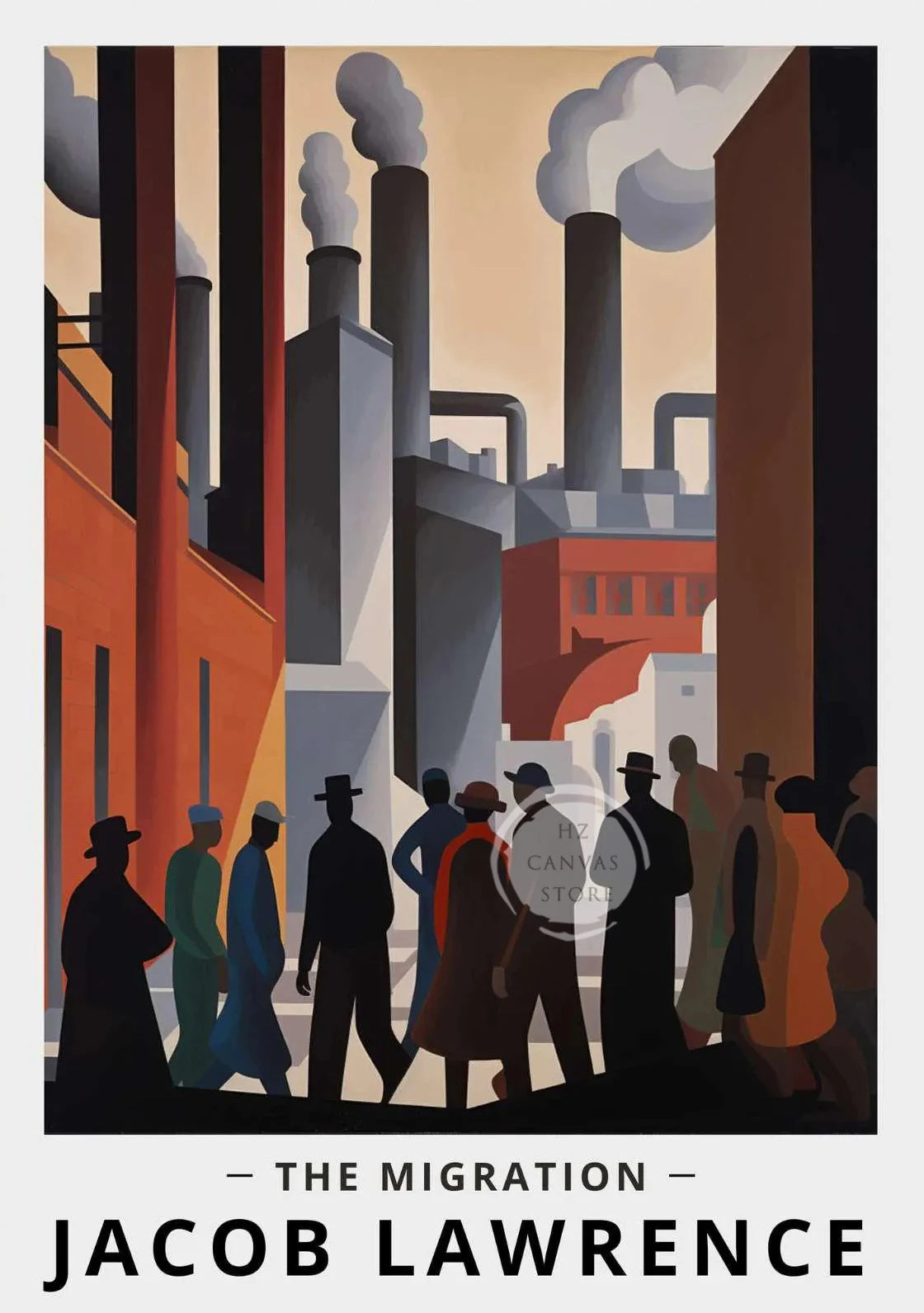 Jacob Lawrence "The Ball" Art Poster | Harlem Renaissance African American Wall Art Print