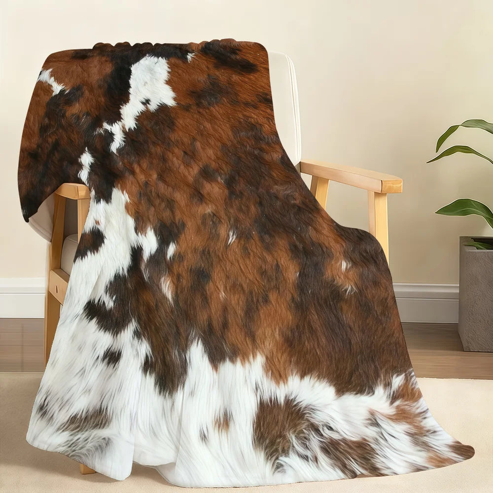 Printed Plush Throw Blanket – 4 Colors | FBA Vibes