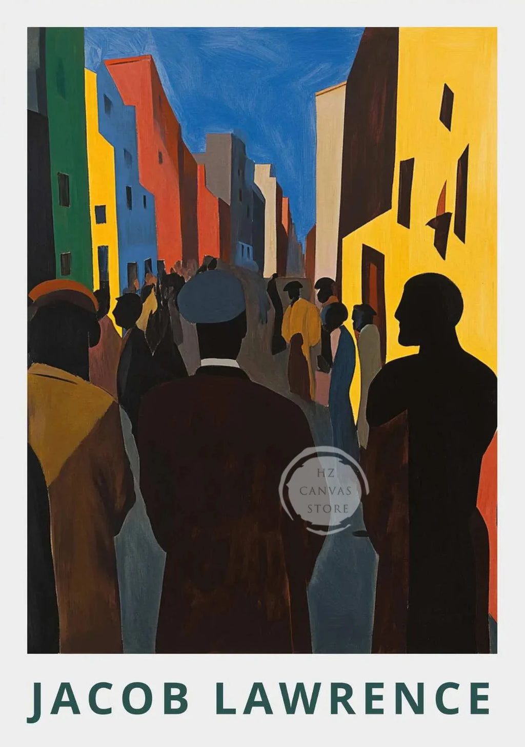 Jacob Lawrence "The Ball" Art Poster | Harlem Renaissance African American Wall Art Print